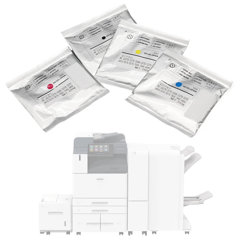 Полноцветная насыщенная пудра проявителя с 250 г для Xerox DCC2270 2275 3300 3370 3375 аксессуары копировальной машины CYMK Developer