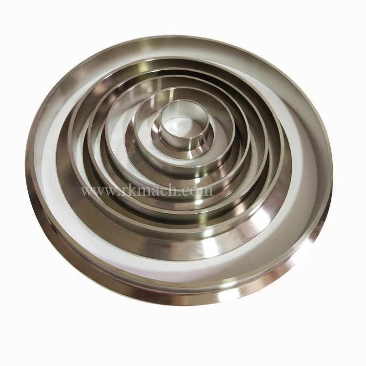 38mm Factory OEM sanitary stainless steel ss304 clamped pipe fitting ferrule connector