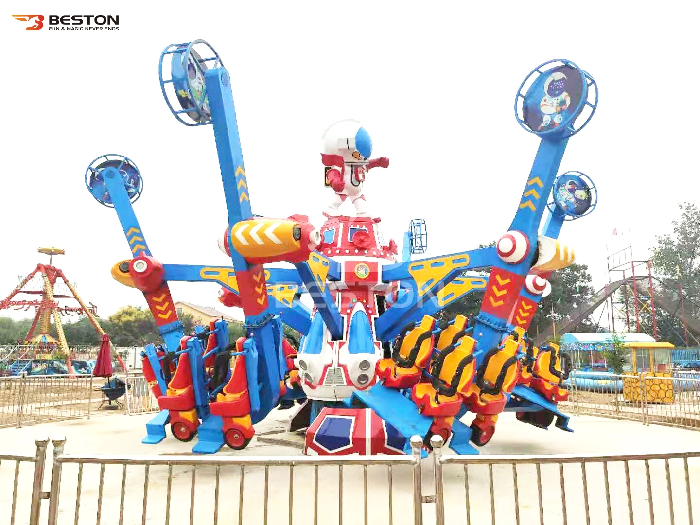 Beston 360 degree Space Pendulum Self Control Plane Ride For Fair Park