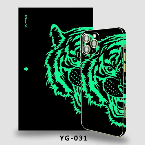 New Arrival Luminous Mobile Skin Sticker 180*120mm PVC Film For Cutting Machine Phone Back Sticker