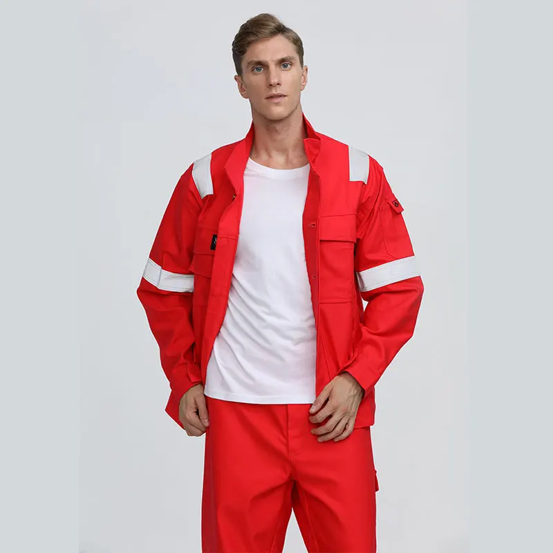 wholesale Xinke protective Fire Resistant safety workwear uniforms welding work suit