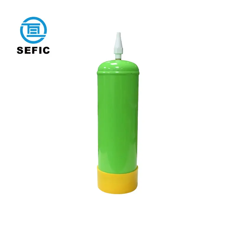 Portable 2.2L 3.3L Balloons Helium Gas Cylinder Disposable Welding Helium Cylinder for Balloon Inflating