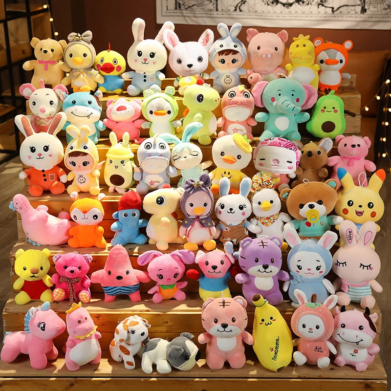 Factory Cheap Promotional crane machine Plush toys claw machine doll plush stuffed animal toys for crane machine