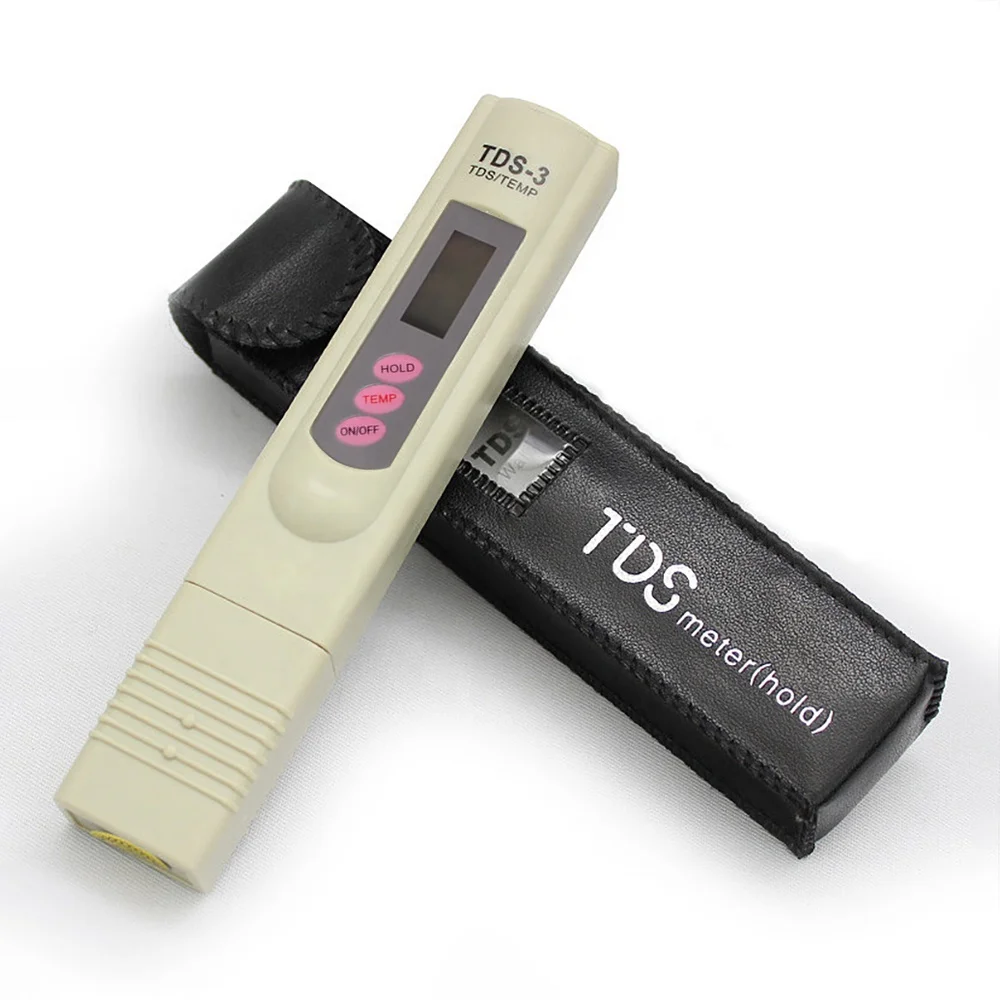Best-selling 3 digital TDS water meter water quality tester with high sensitivity probe and low cost for drinking water