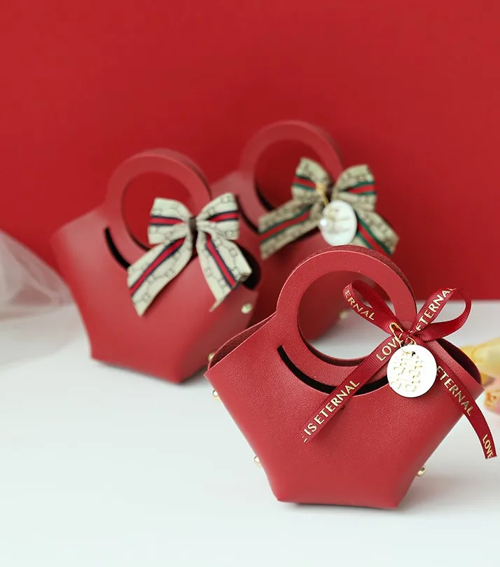 Милые свадебные сумочки конфеты подарочная корзина сувениры упаковка Подарочный пакет для конфет