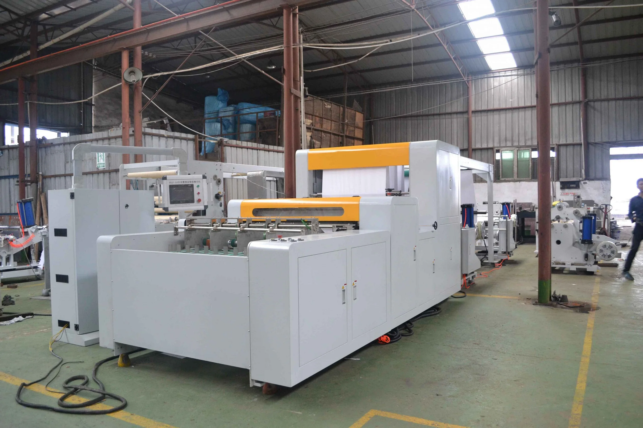 
RYQJ automatic a4 size paper roll sheeter 