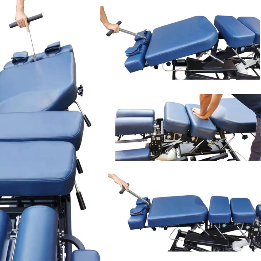 Luxury electrical chiropractic table bed lumbar traction  and spinal decompression table