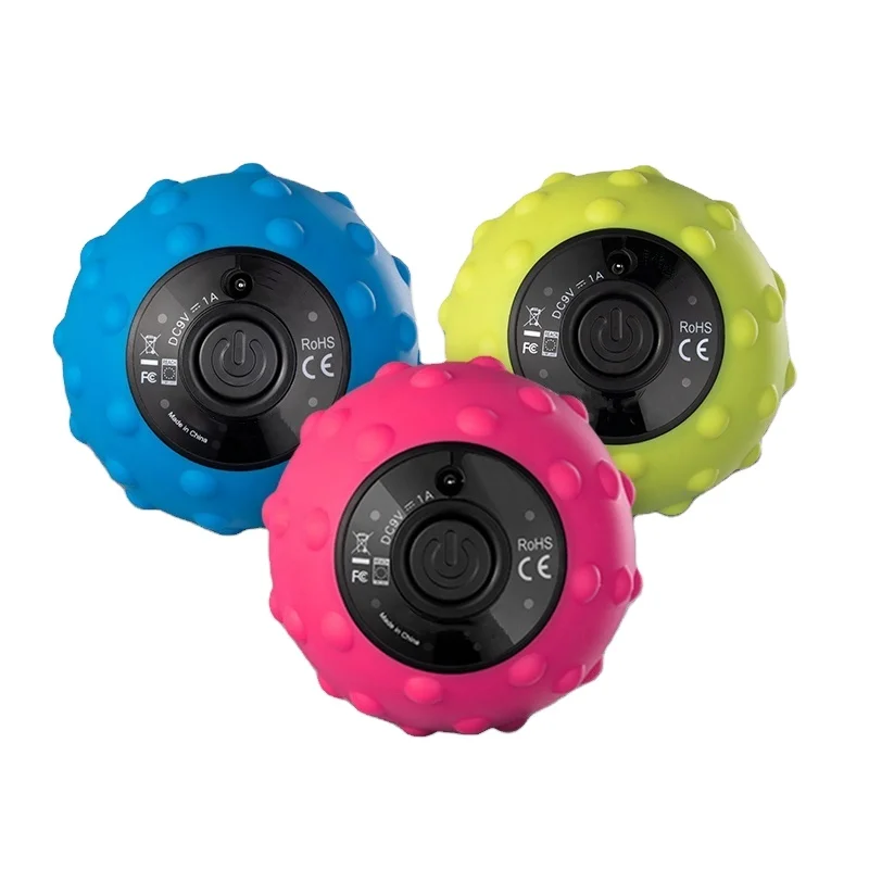 Handheld Massage Roller Ball Set Handball Vibration Massager for Body Neck Back Foot Wrist Leg Massage