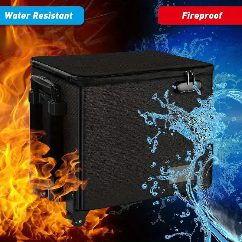 Box File Manufacturers  Fireproof Case Organizer Filling Office Safe Fireproof Document Box With Lock