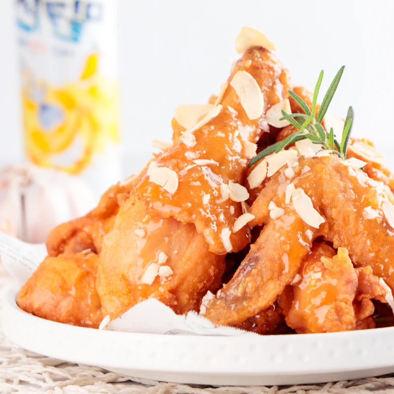 Best Sale 1kg Honey Lemon Garlic Flavor Fried Chicken Sauce  Customize Package Service Accept OEM Fast Delivery