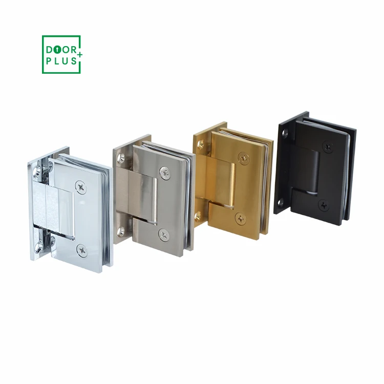 Doorplus Europe North American Brass Bracket Hinge Used For Shower Room Glass Bathroom Shower Hinge Hardware Glass Door Hinges