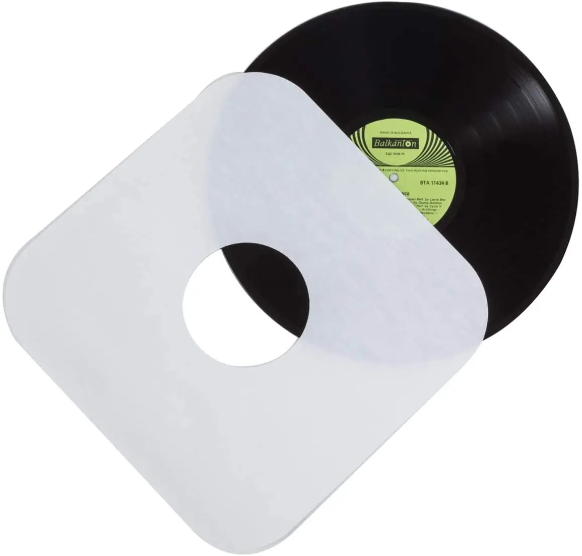 Heavy weight & Acid Free Paper Vinyl Record Inner Sleeves with Round Corners