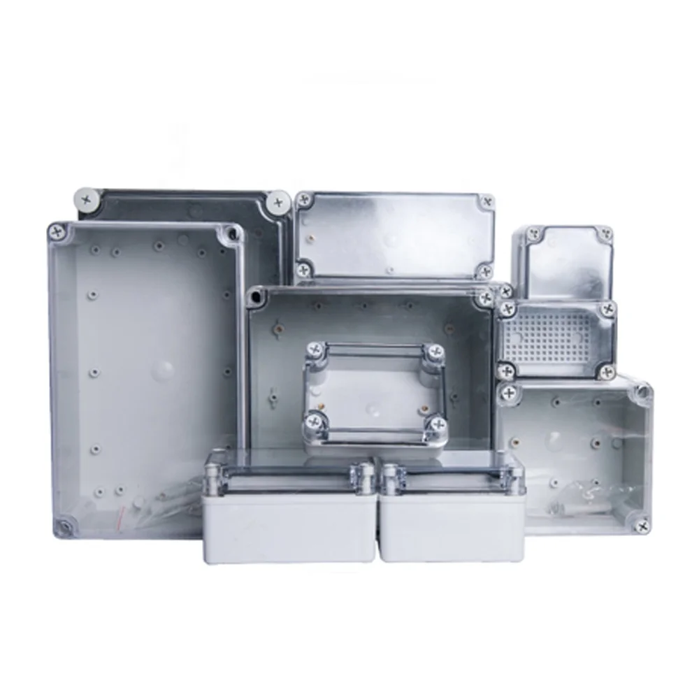 Waterproof Plastic Enclosure With Hasp Electrical Junction Box Outdoor Sealed Switch Power Case Electrical Distribution Boxes