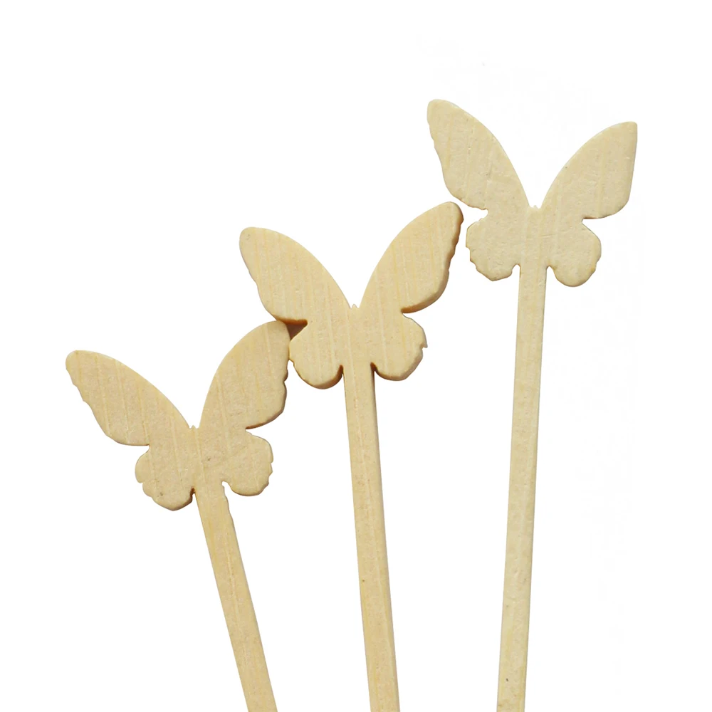 Wholesale Promotional Food Grade Bamboo Wooden Tea Mixer Coffee Sticks Stirrers