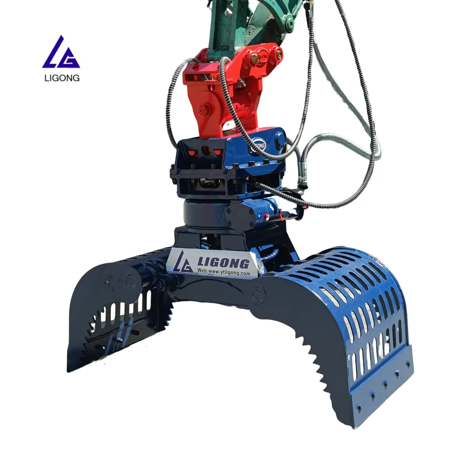 CE demolition grabs sorting grapple with MS01 MS03 mounting bracket