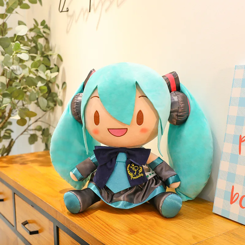 35 см 50 такая же модель Hatsune FutureBasic и Q версия популярные украшения плюшевые игрушки подарок на день рождения