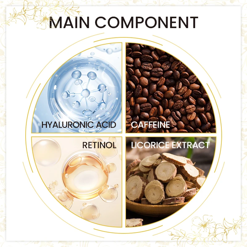 Best Cream for Eye Bags Paraben-free Anti-Puffiness & Anti-wrinkle and Hyaluronic acid & Retinol Under Eye Moisturizer Cream