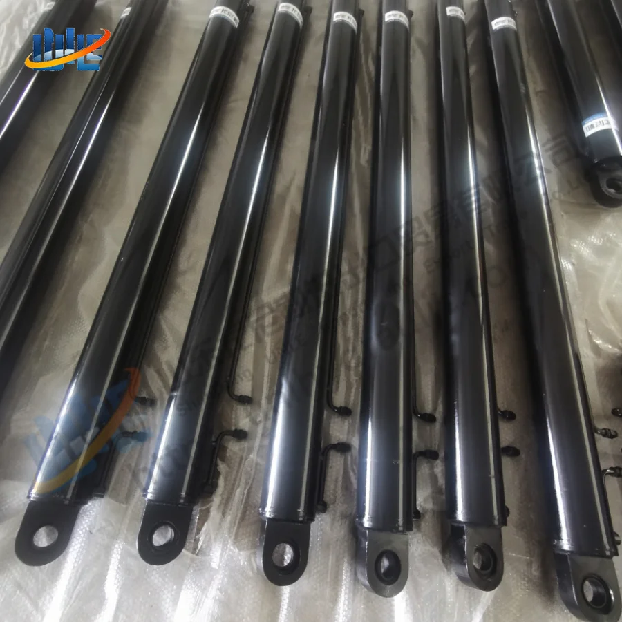 customized mini oil hydraulic cylinder components for dump truck box dumping