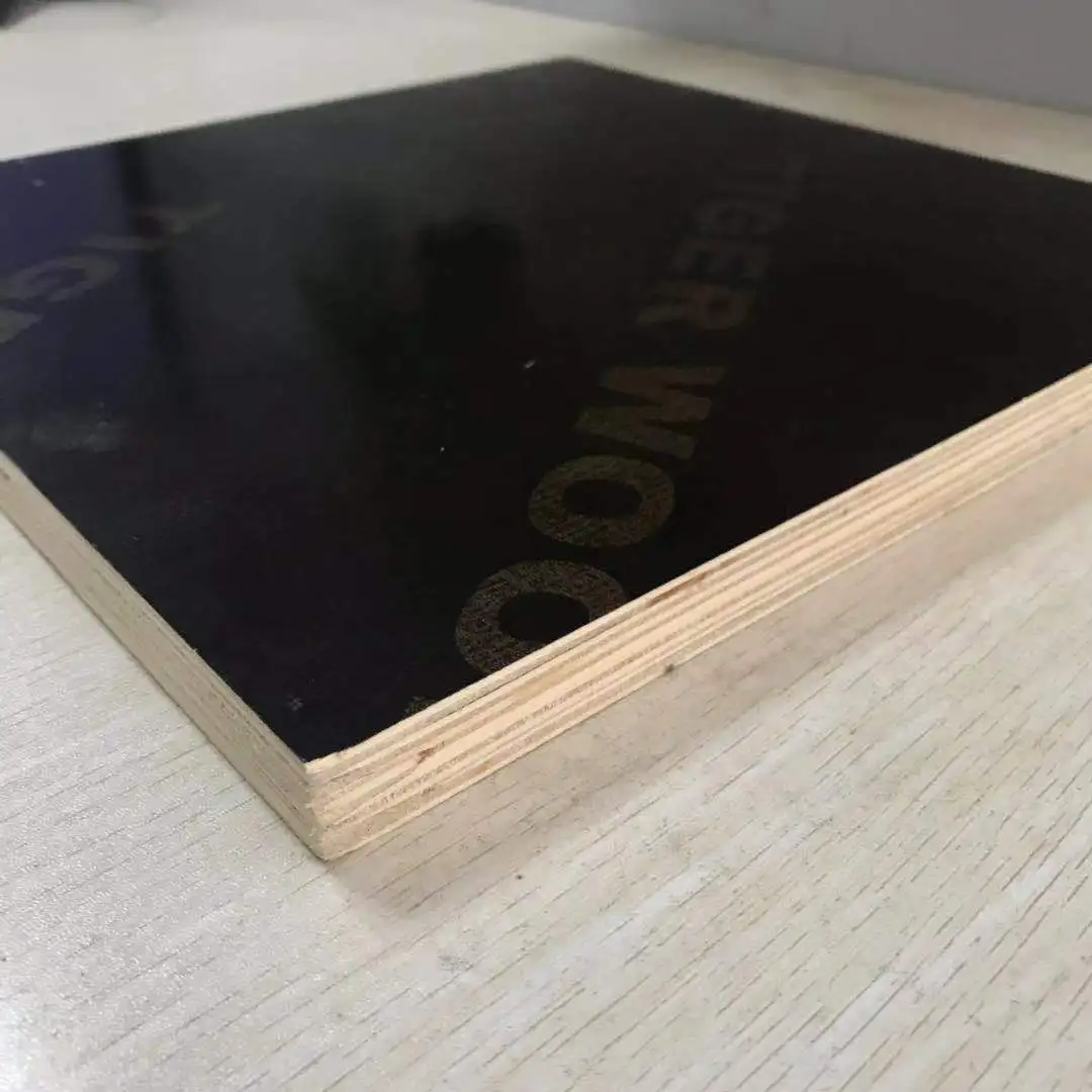 Cheaper Price 17mm 18mm Black Brown Poplar Core Construction Concrete Formwork Finger Jointed Film Faced Plywood