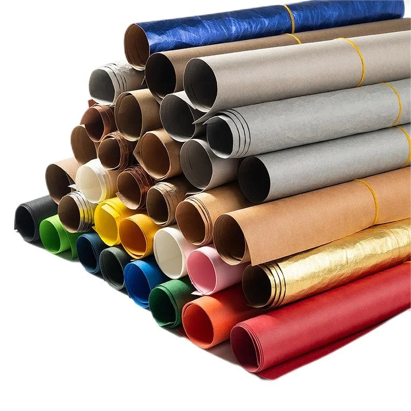 SSG 0.23mm-0.55mm New Environmental Proteltion Packaging Cosmetic Bag Special Paper Washable Kraft Paper