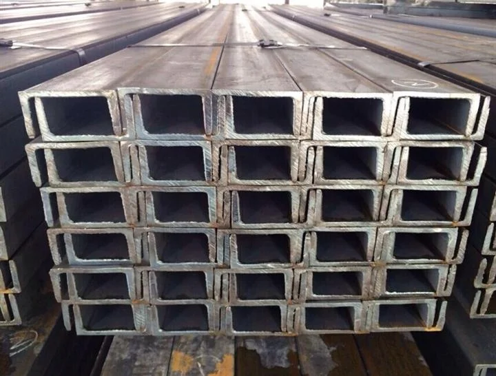 A36 Channel Steel American Standard U Shaped Steel Channels Galvanized Steel Profiles