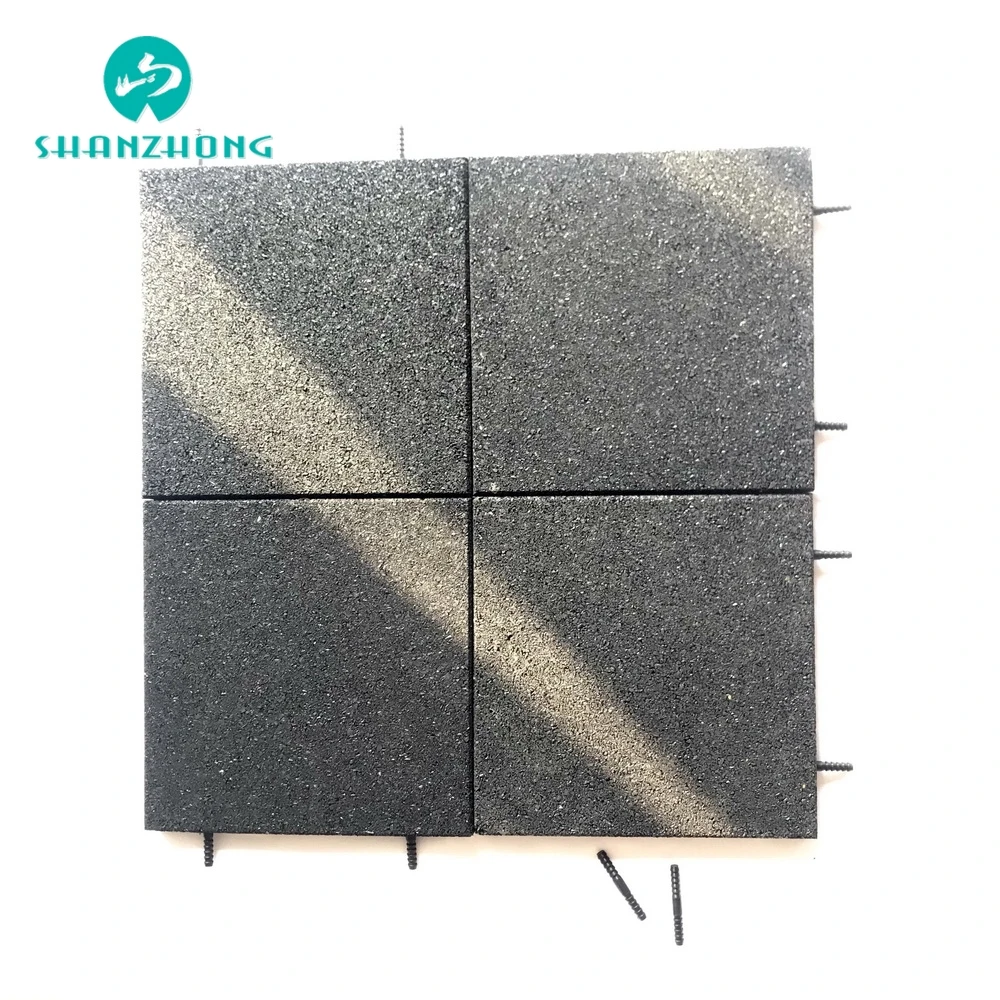 Plastic connector Pins self interlock Jack rubber tiles mats floor mat rubber gym tiles