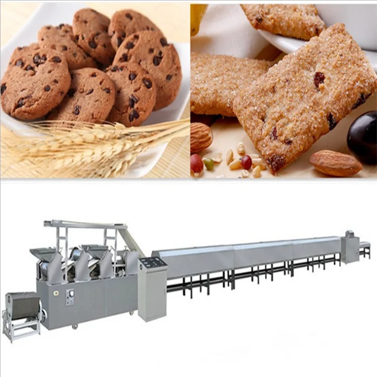 Automatic Small Biscuit Making Machine / Biscuit Making Production Line / Electric Mini Cookie Maker Snack Machines