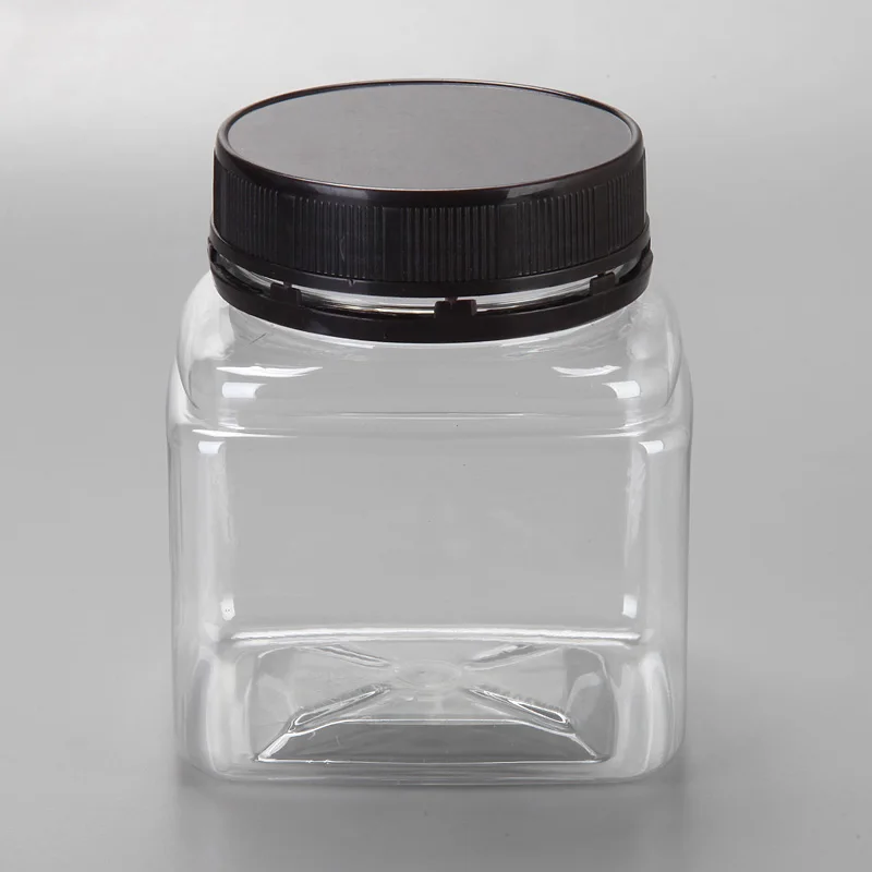 250ml square PET aromatic plastic bottle, PET clear car perfume plastic jar beautiful design plastic container custom made cap/