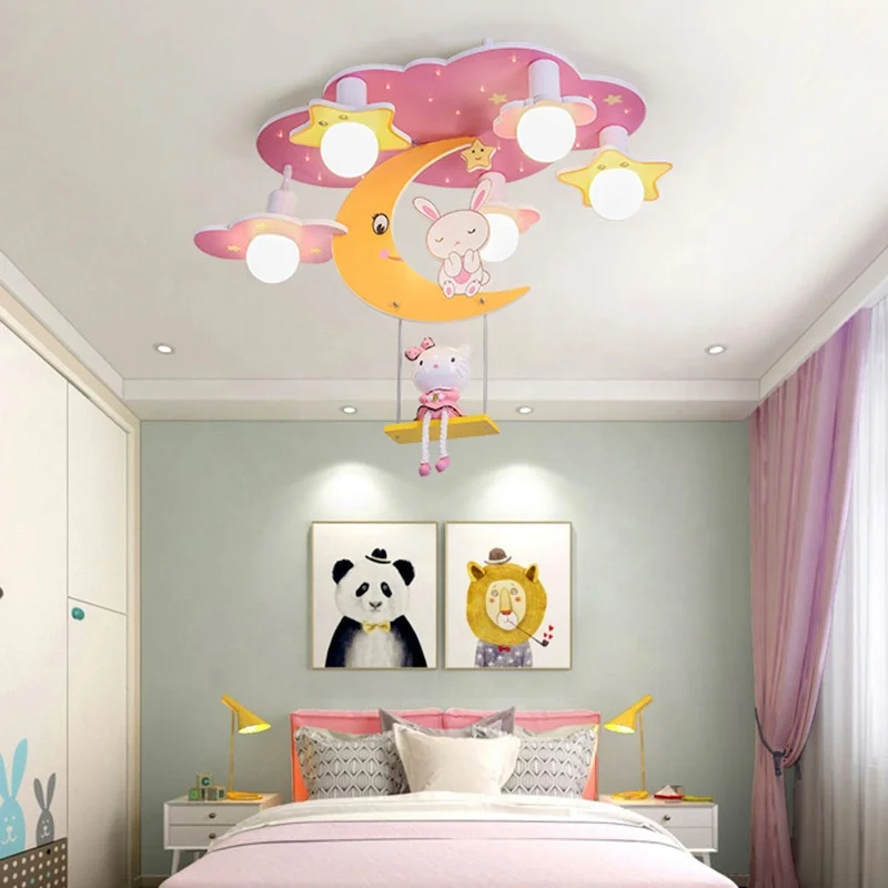 Girlbedroom Decor Led Lights For Room Indoor Chandelier Lighting Chandeliers Ceiling Lamps For Living Room