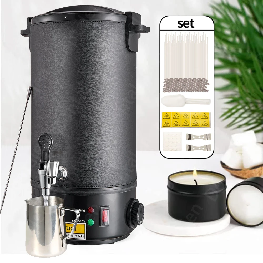 Factory Direct Deal Large Wax Melter Fireplace Candle Making Set Christmas Wax Melter Candle Molds For Candle Making Kit