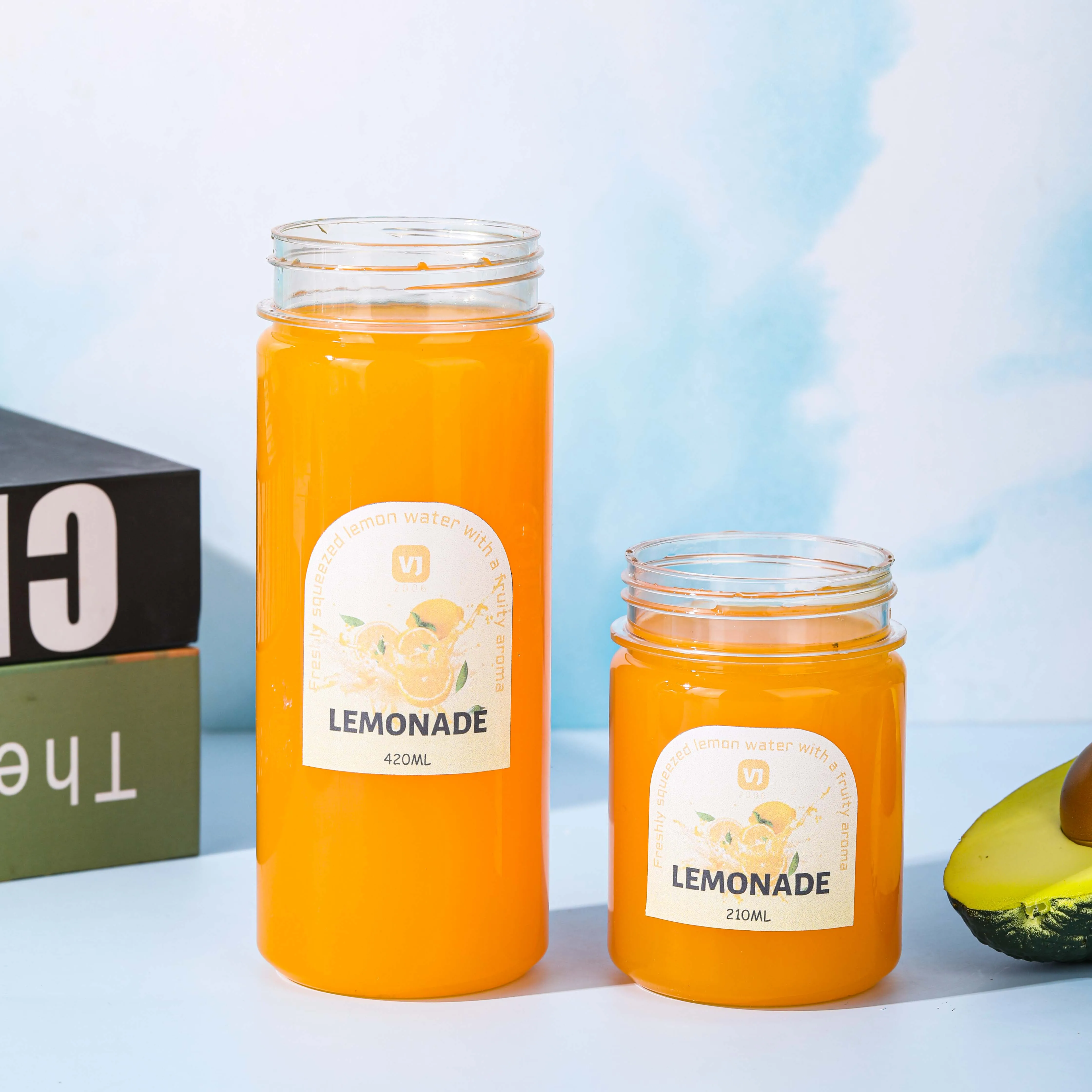 Manufacturer Clear Empty Food Grade PET Plastic Water Drinking Bottles 350ml round Juice Beverage