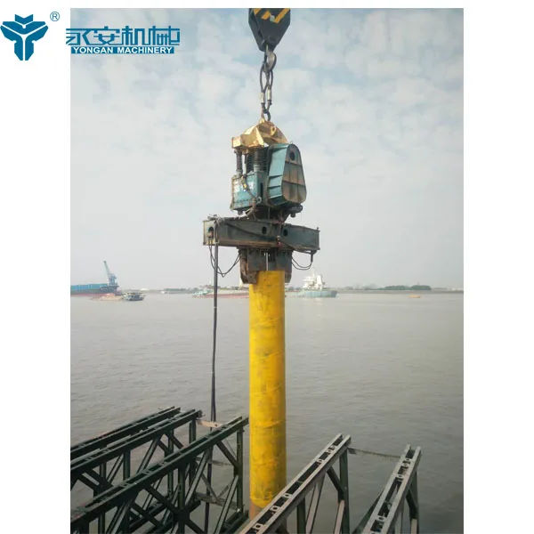 
DZ45 Crane Lifted Type Piling Machinery Electric Vibratory Pile Driving Hammers for sale 