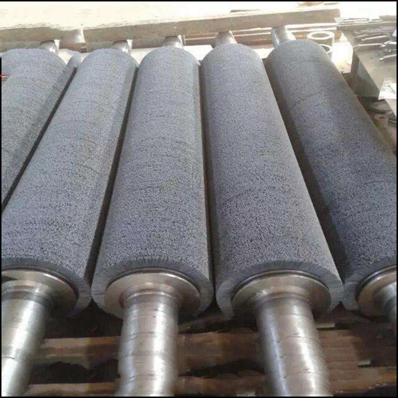 crimped nylon brush roller conveyor belt roller (TZ-262)
