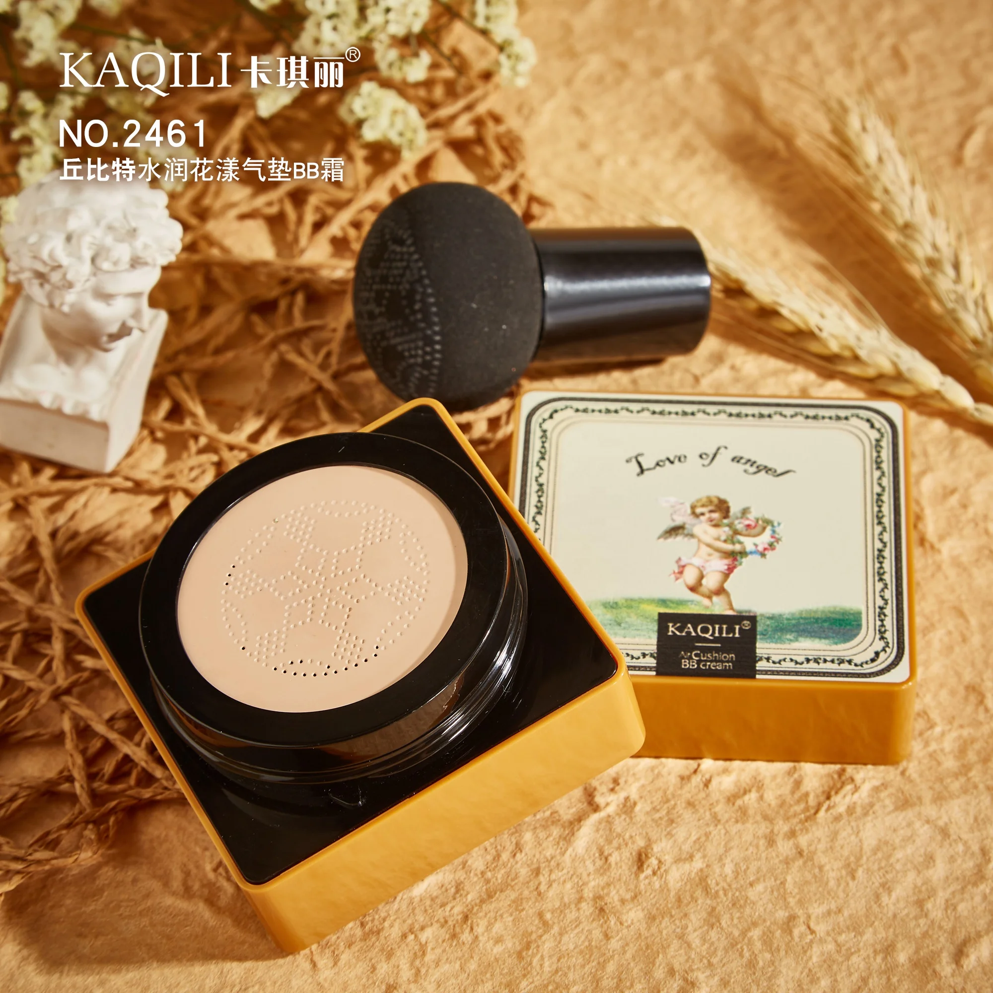 Kaqili cosmetics face make up BB Cream private label custom  air cushion BB cream cupid liquid foundation  BB cream