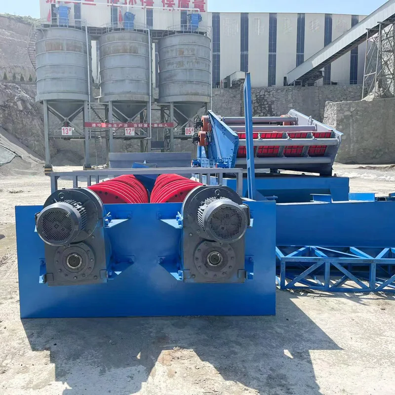 Large Capacity 15-150 T/H Silica Sea Sand Washing Machine Maximum Removal of Moisture in the Materials