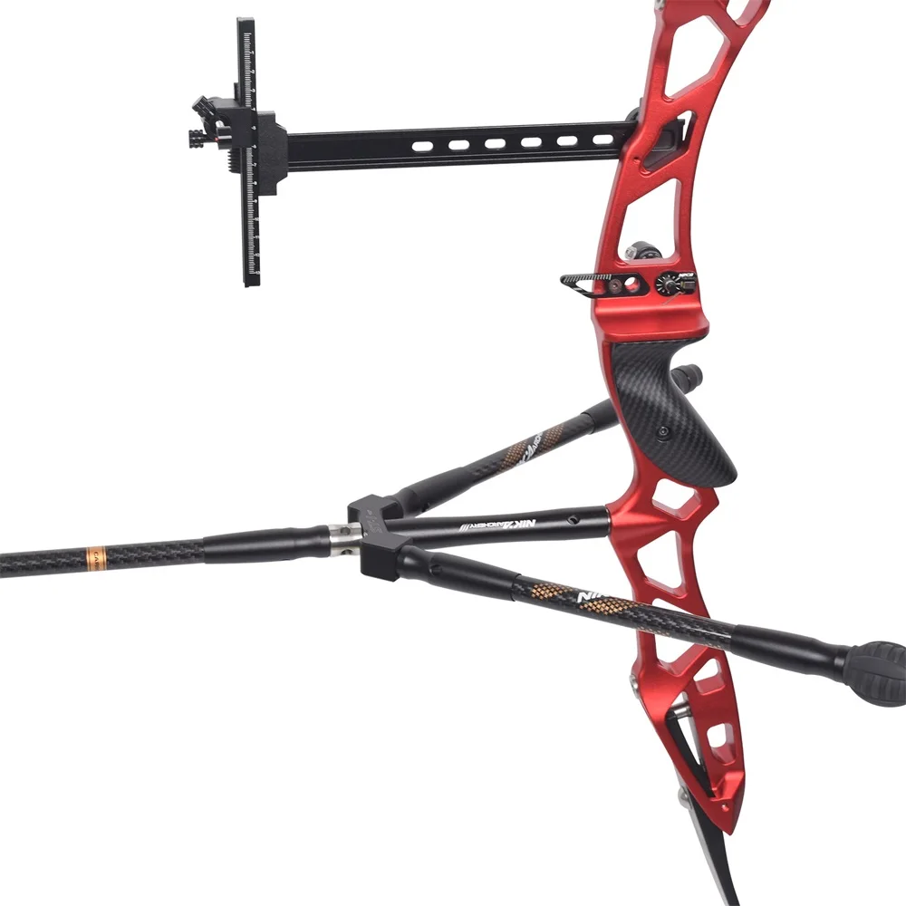 Nika Archery MT Carbon Stabilizer Set 14mm Balance Rod Extend V-Bar System Bow Stabilizer Kit