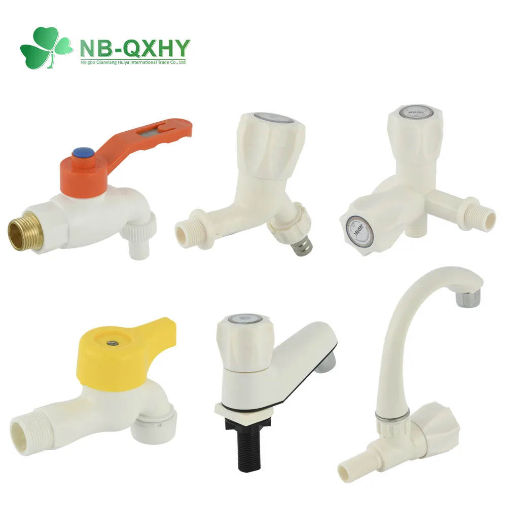 High strength Durable PPR Plastic PVC Faucet Tap Bibcock for Kitchen Garden