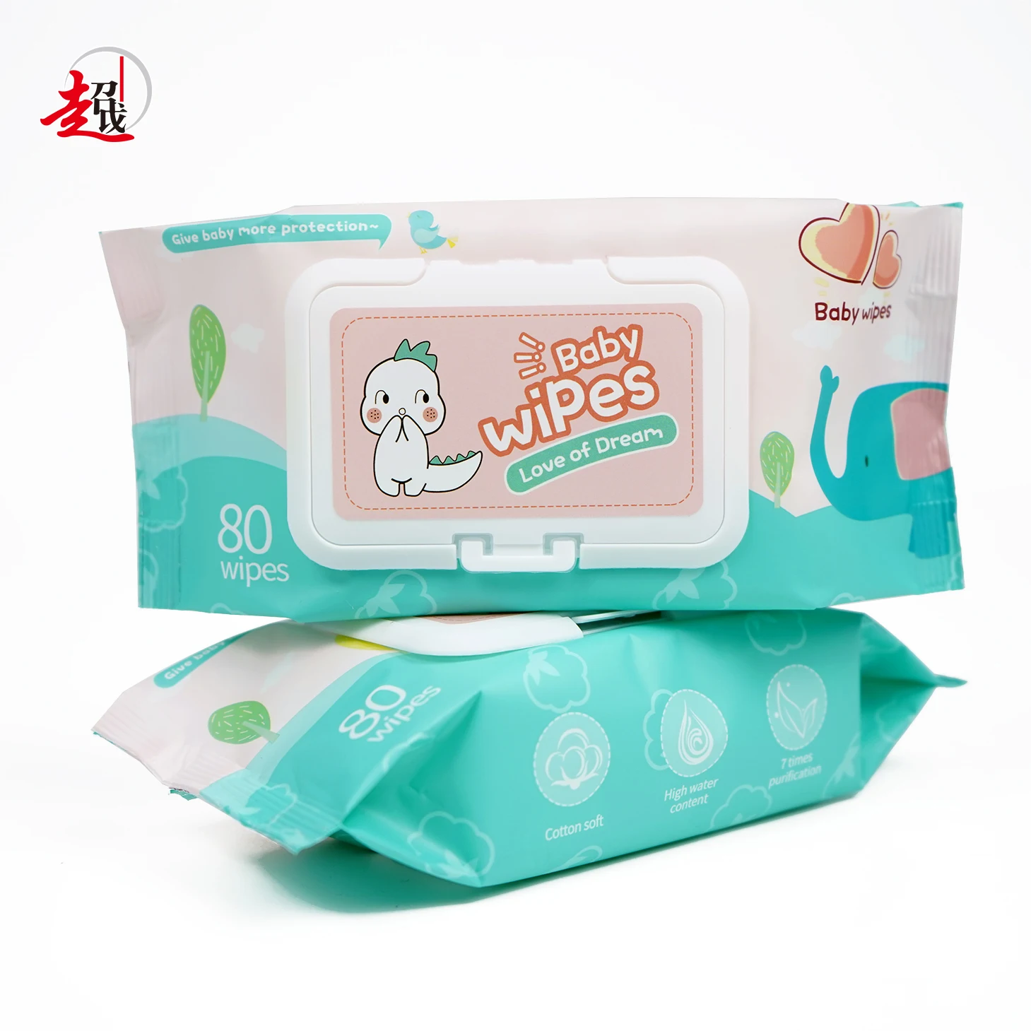 Wholesale Baby Wipes OEM  Sensitive Newborn Cleaning Babies Wipes