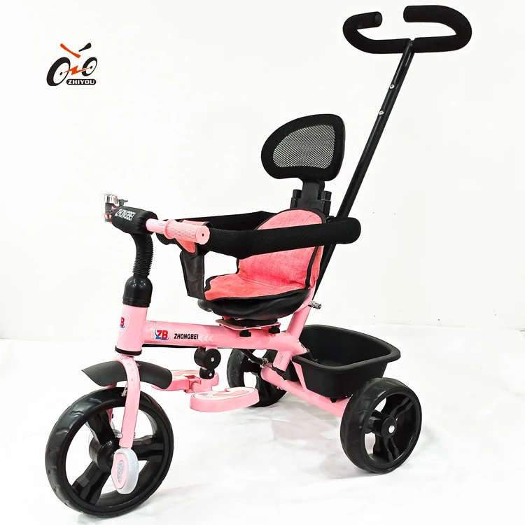 2021 chinaHot salebaby pink trike /kids bike with handle/3 wheeler bikes for kids/online shopping for baby tricycle