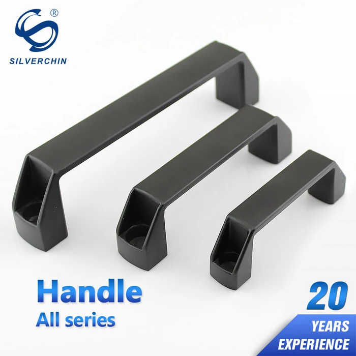 Silverchin black pvc plastic window interior door handle