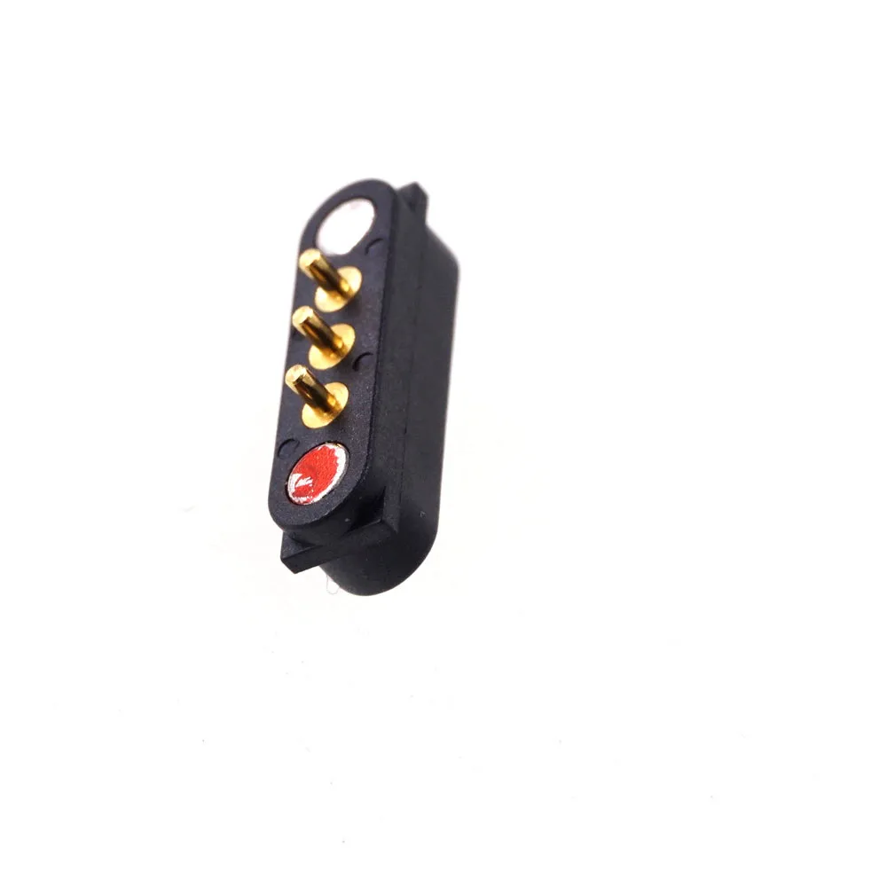 Customizable Design Male and Female Strong Magnetic Force Connector High Precision Spring Loaded 3 Pogo Pin Connectors