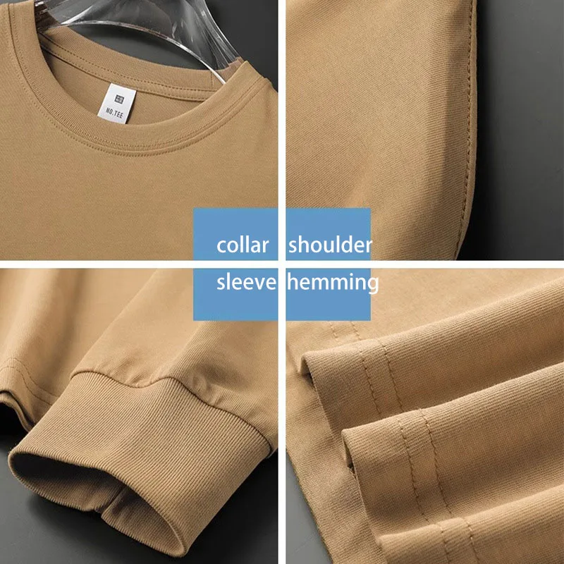 Hot selling 240g 100% pure cotton custom long sleeved T-shirt for women high-quality custom printed long sleeves D16