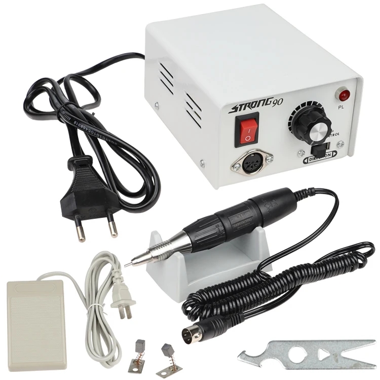 Dental STRONG 90 Micro motor 102L Handpiece 35000 RPM Jewelry making Machine Nail drill