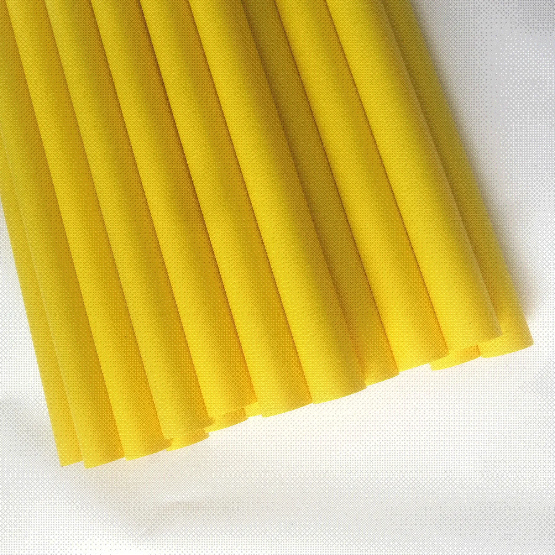 yellow color 0.4mm  Fiberglass Tubes,Frp Tubes,thin wall fiberglass tubes fiberglass pipe Glass fiber shell Insulation