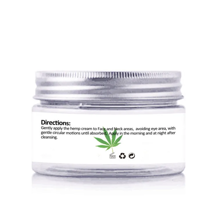 
Hot Sales Private Label Natural Organic Lighting Whitening Hemp Oil Face Cream 