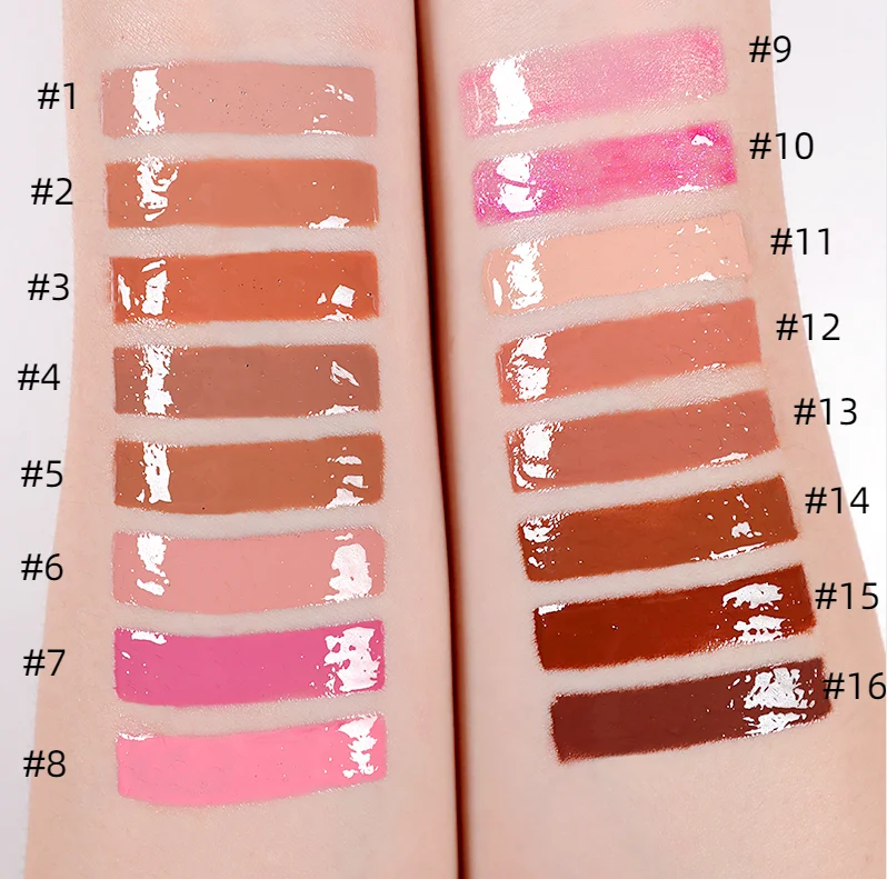 Wholesale Manufacturer High Quality Organic Lipgloss Pigmented Makeup Lip Gloss Shimmer Lip Plumping Gloss