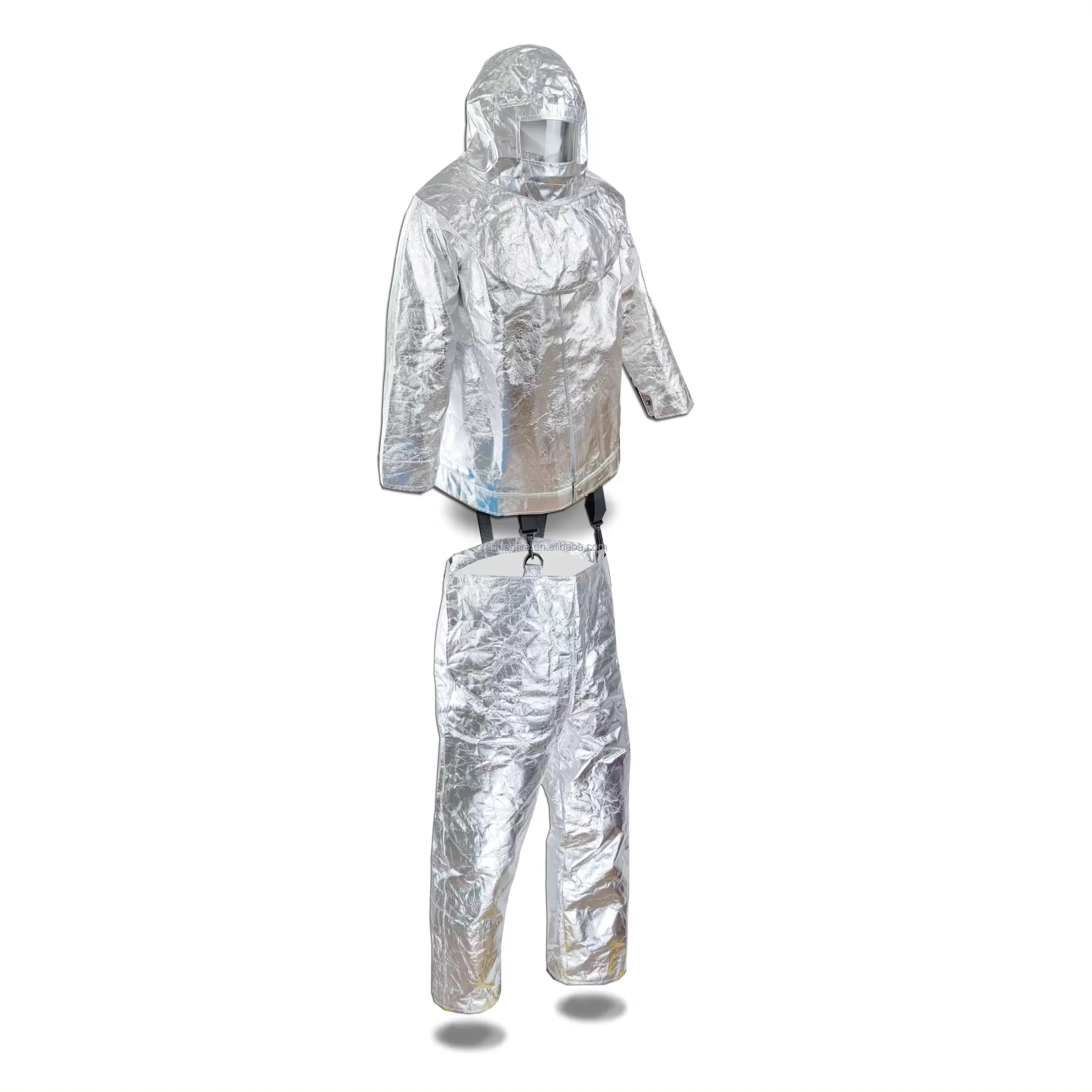 Hot Sale Fireman Aluminized Molten Metal Suit High Temperature Protection Heat Resistant Safety Suit