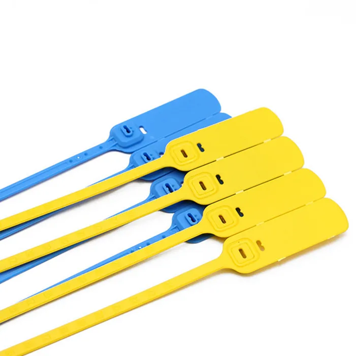 DH-PS400 disposable self locking pull tight security container plastic seal