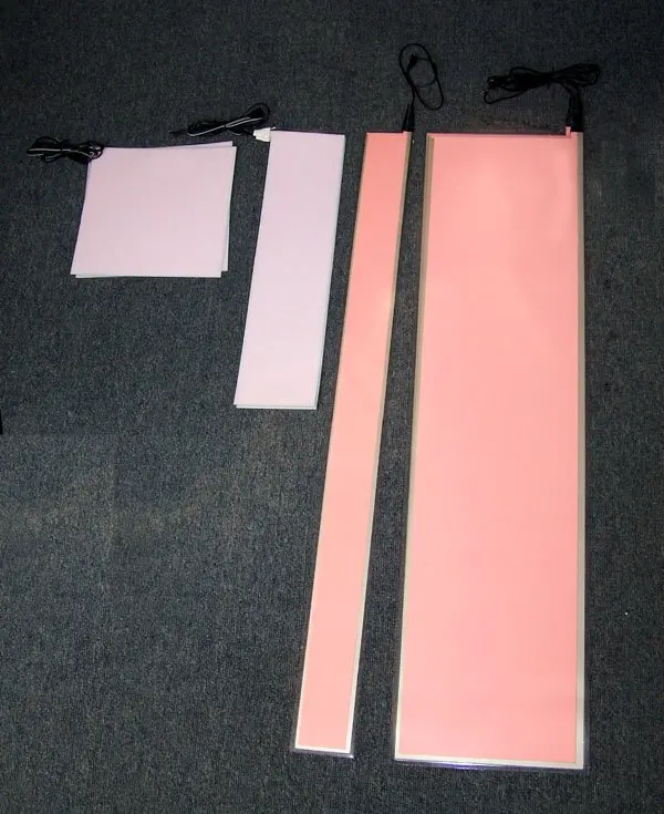 a1 size electroluminescent panel factory supply El Backlight Panel el panel light Neon Party Supplies