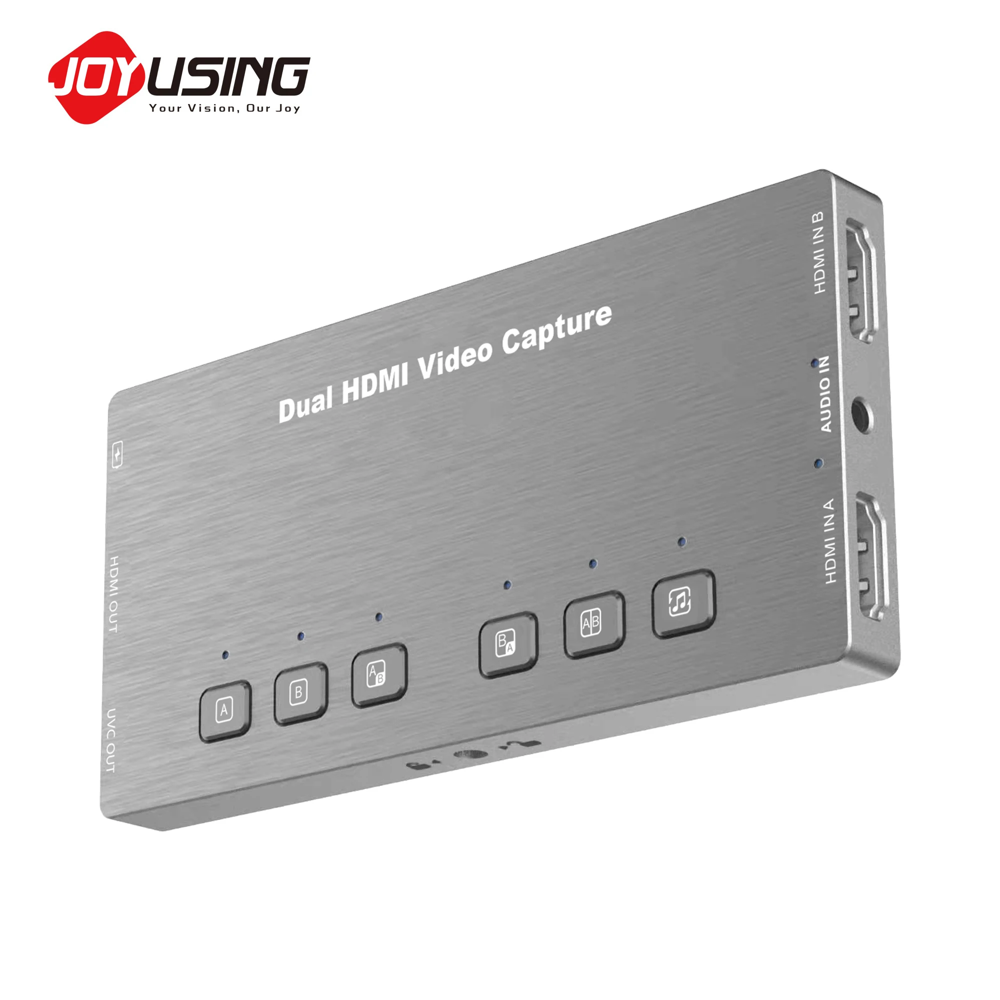 Portable Video Capture HDMI-compatible Box Loop Out 4K Video Capture Card USB for Live Streaming Support Window Android MacOS